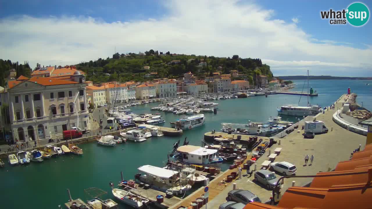 Cámara web en vivo desde Piran “Mandrač” – Increíble vista en vivo desde Villa Piranesi