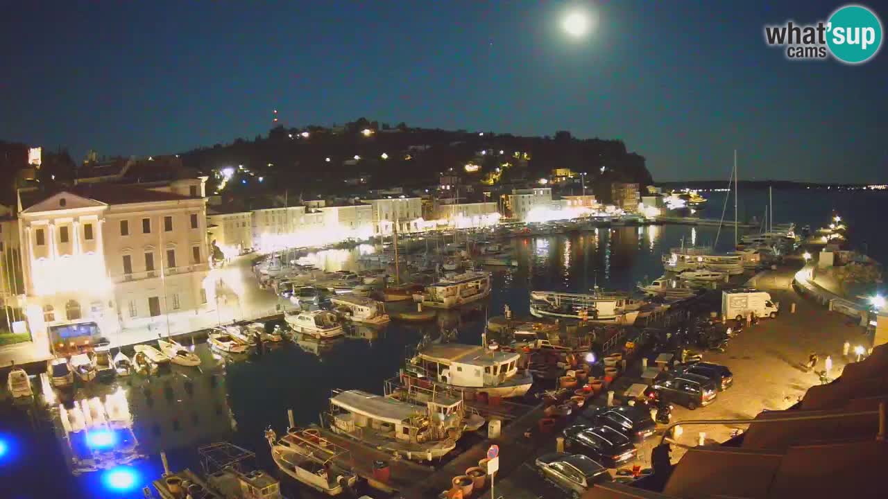 Live webcam da Pirano “Mandrač” – Splendida vista live da Villa Piranesi