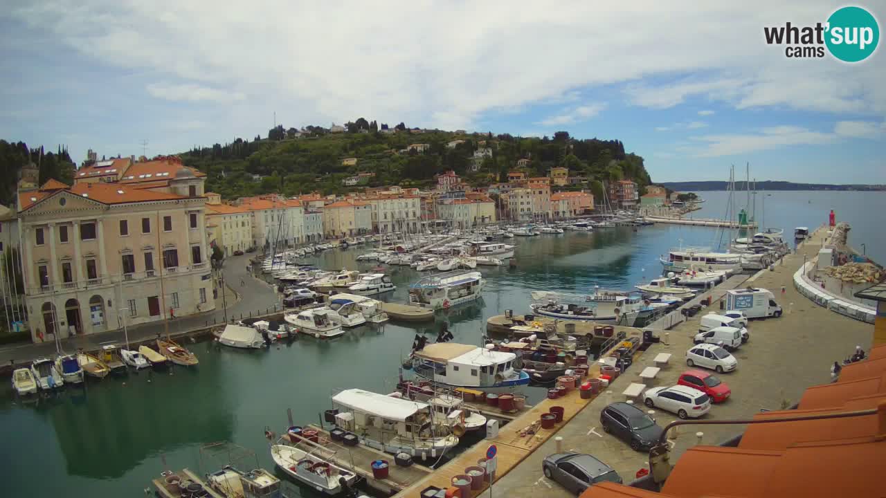 Live webcam from Piran “Mandrač” – Amazing live view from Villa Piranesi