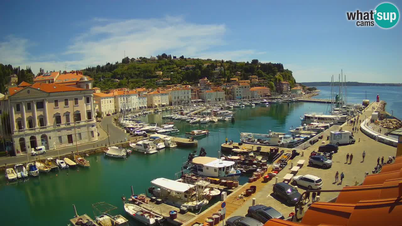 Cámara web en vivo desde Piran “Mandrač” – Increíble vista en vivo desde Villa Piranesi