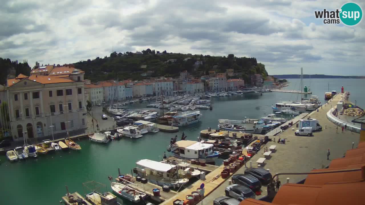Live-Webcam aus Piran “Mandrač” – Erstaunliche Live-Ansicht von Villa Piranesi