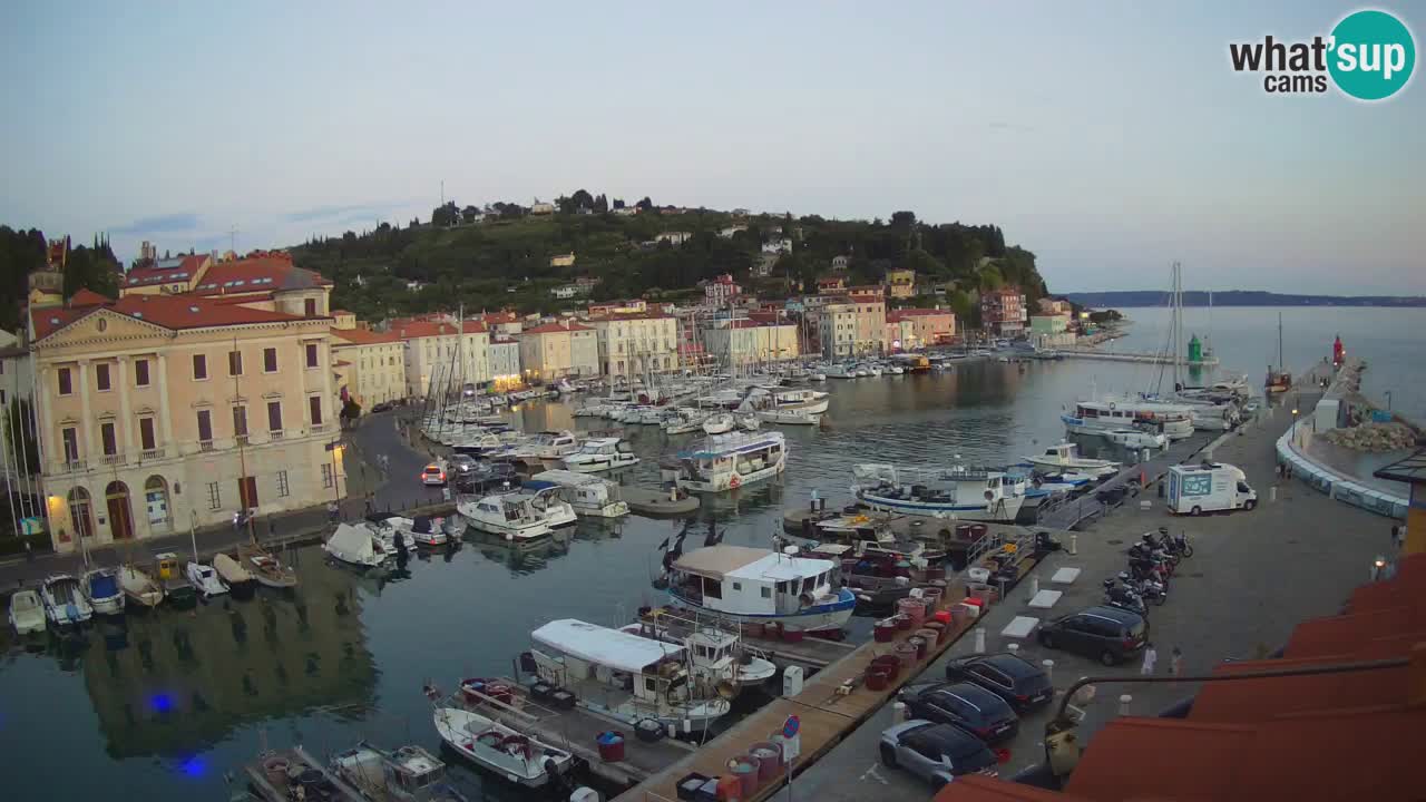 Live webcam from Piran “Mandrač” – Amazing live view from Villa Piranesi