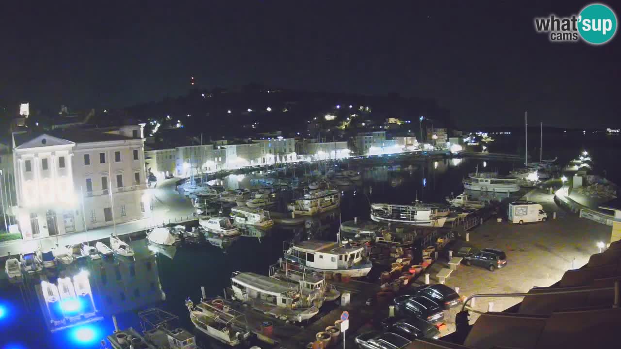 Live-Webcam aus Piran “Mandrač” – Erstaunliche Live-Ansicht von Villa Piranesi