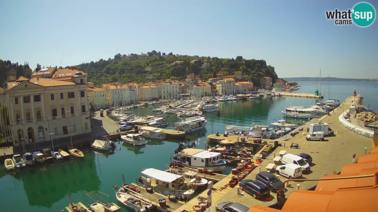 Live webcam from Piran “Mandrač” – Amazing live view from Villa Piranesi