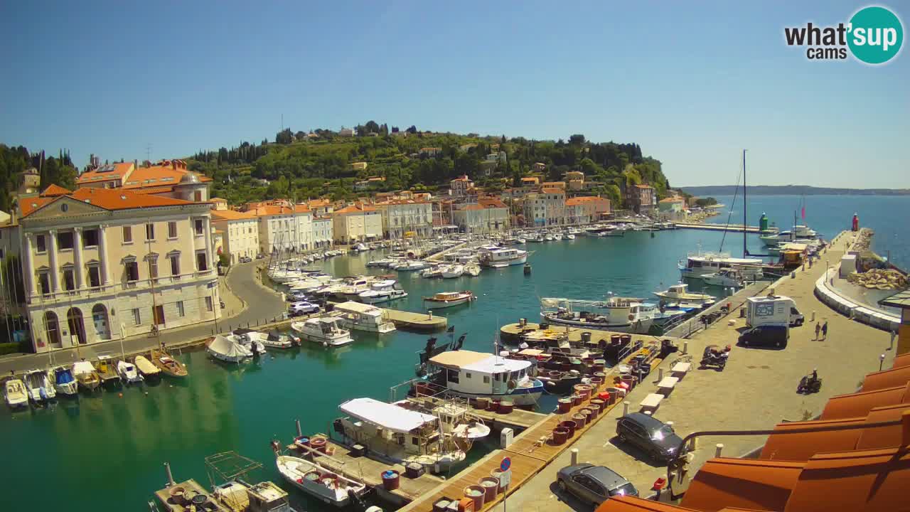 Cámara web en vivo desde Piran “Mandrač” – Increíble vista en vivo desde Villa Piranesi