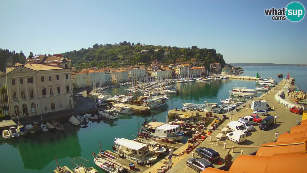 Live webcam from Piran “Mandrač” – Amazing live view from Villa Piranesi