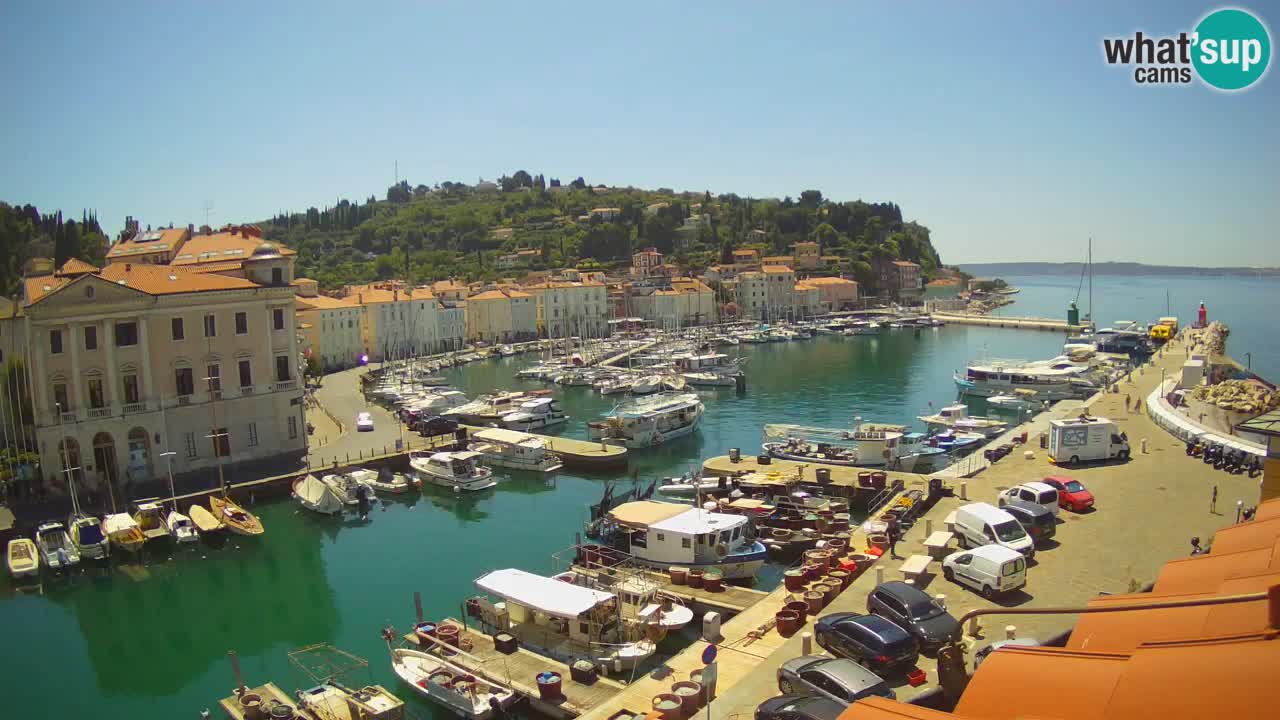 Live webcam from Piran “Mandrač” – Amazing live view from Villa Piranesi