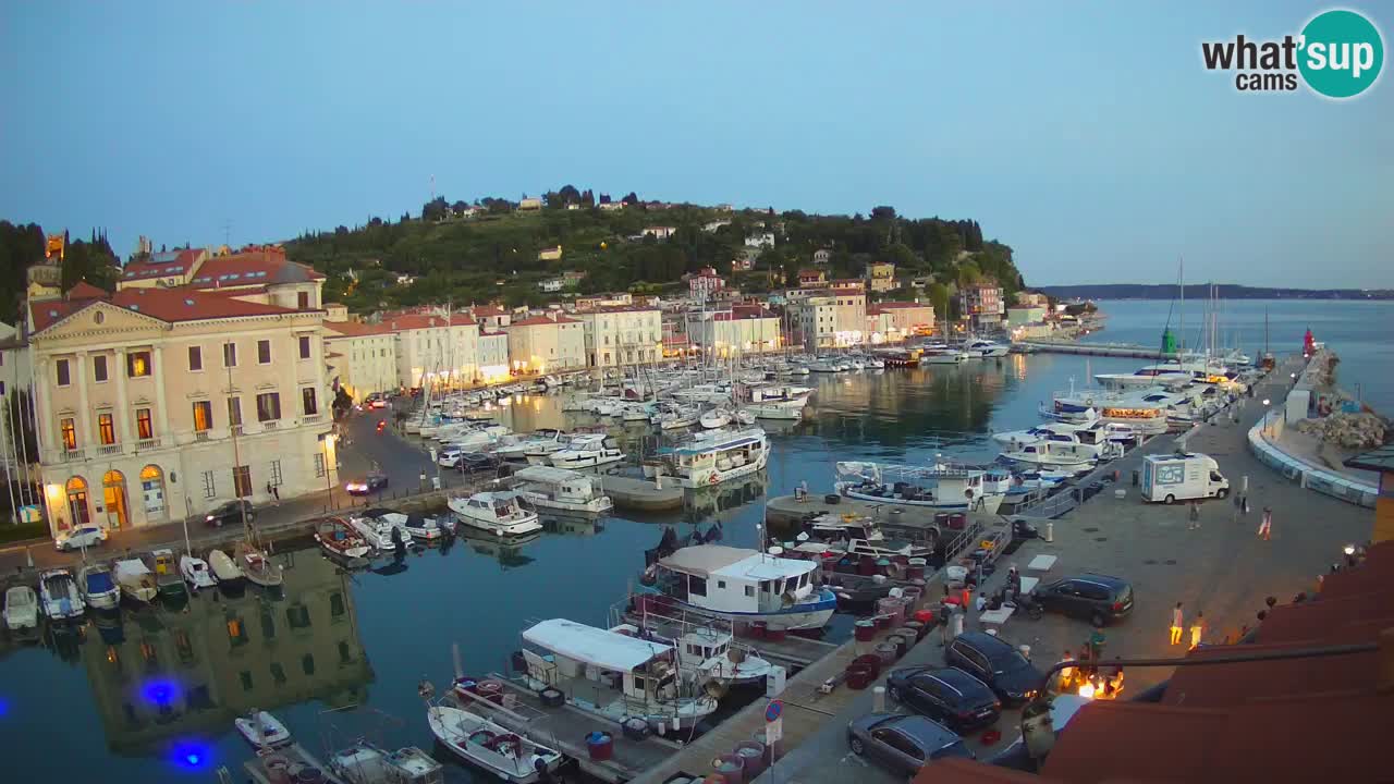 Live-Webcam aus Piran “Mandrač” – Erstaunliche Live-Ansicht von Villa Piranesi