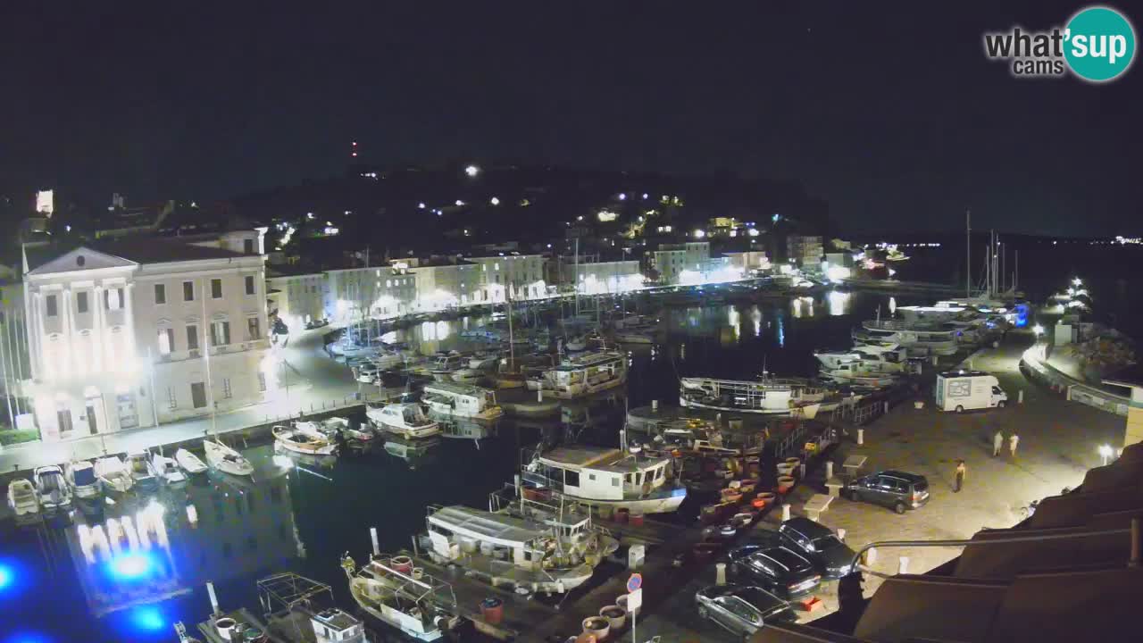 Live-Webcam aus Piran “Mandrač” – Erstaunliche Live-Ansicht von Villa Piranesi