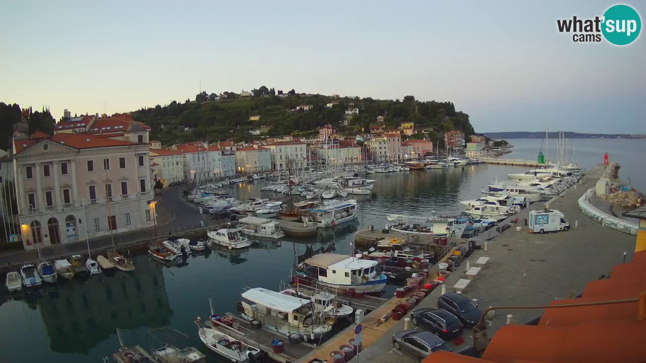 Live webcam from Piran “Mandrač” – Amazing live view from Villa Piranesi