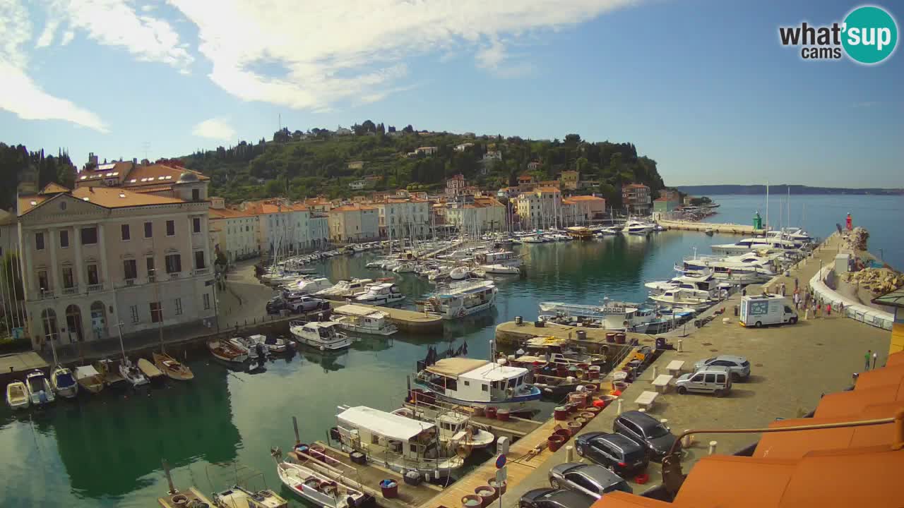 Live-Webcam aus Piran “Mandrač” – Erstaunliche Live-Ansicht von Villa Piranesi