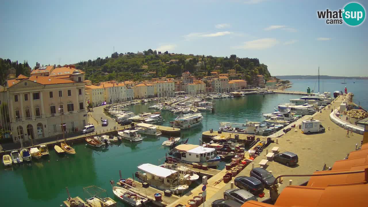 Live webcam from Piran “Mandrač” – Amazing live view from Villa Piranesi