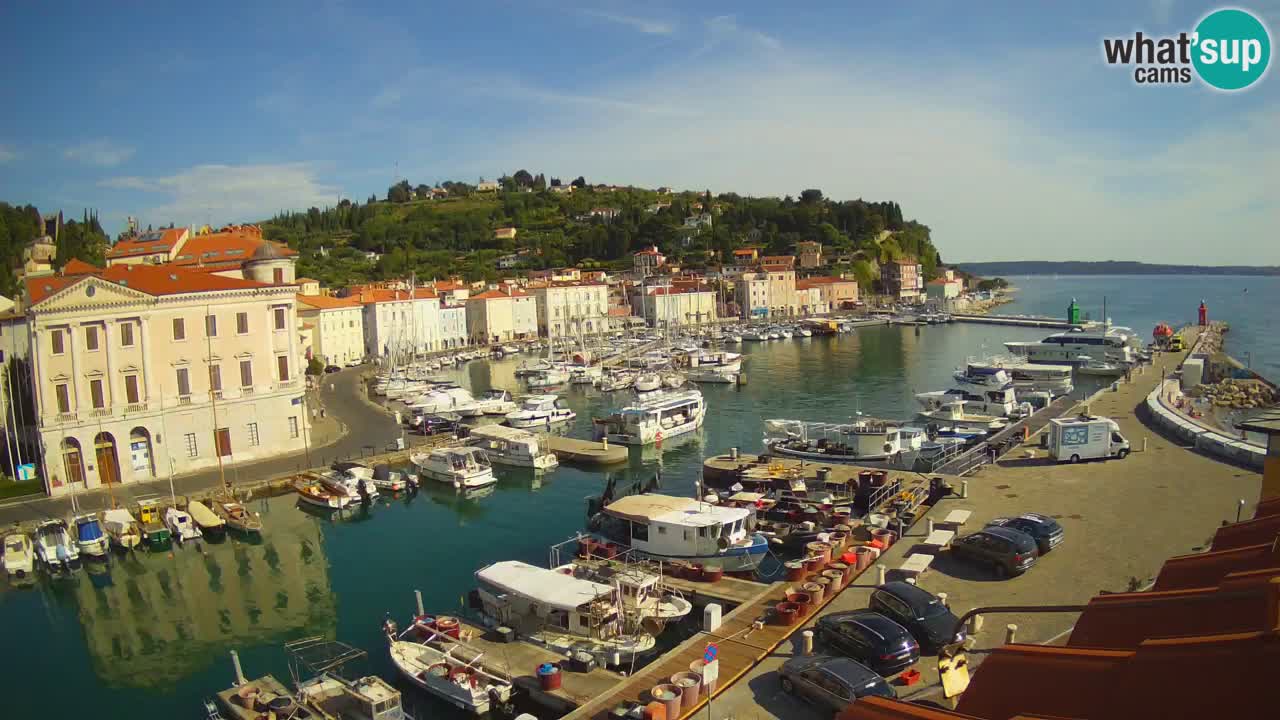 Cámara web en vivo desde Piran “Mandrač” – Increíble vista en vivo desde Villa Piranesi