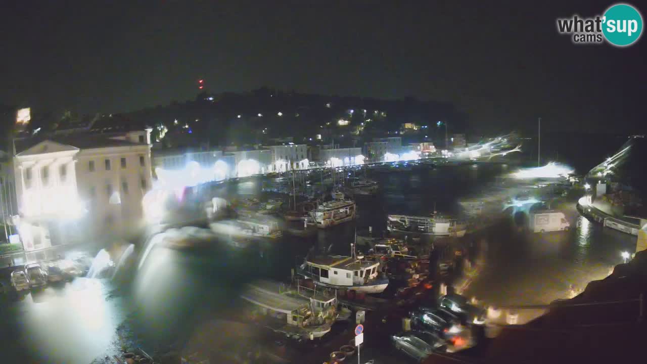 Live webcam da Pirano “Mandrač” – Splendida vista live da Villa Piranesi