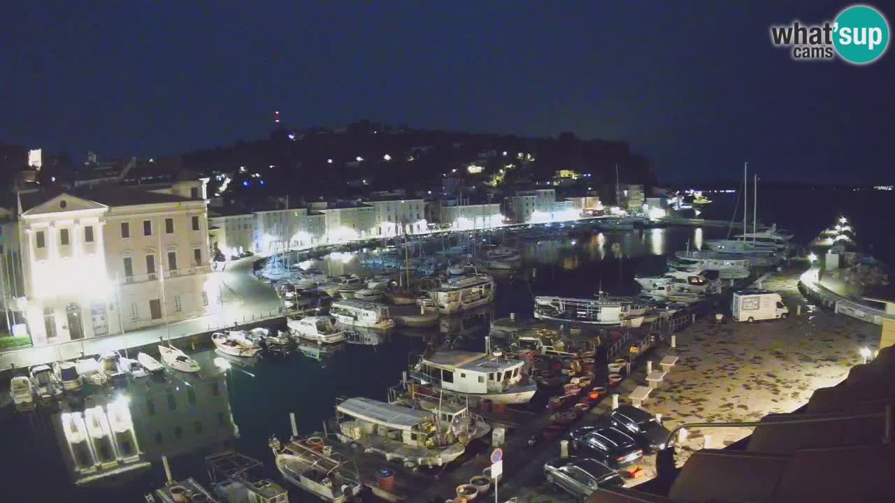 Live webcam da Pirano “Mandrač” – Splendida vista live da Villa Piranesi