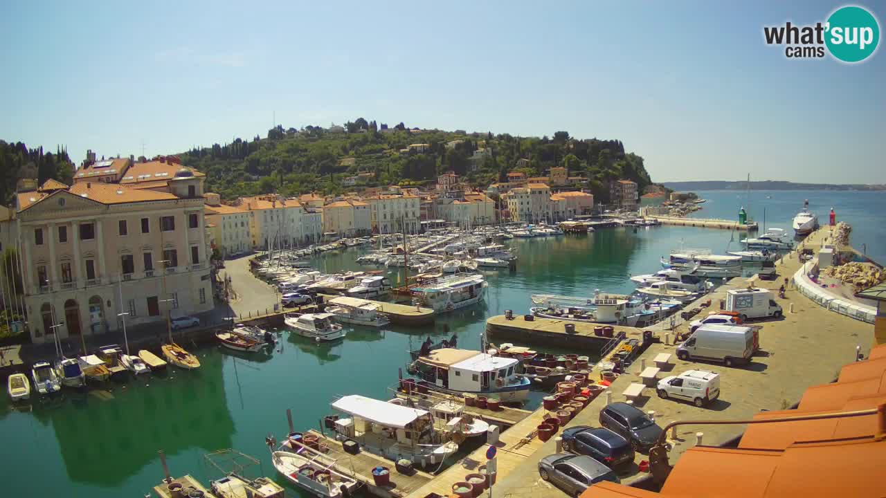 Cámara web en vivo desde Piran “Mandrač” – Increíble vista en vivo desde Villa Piranesi