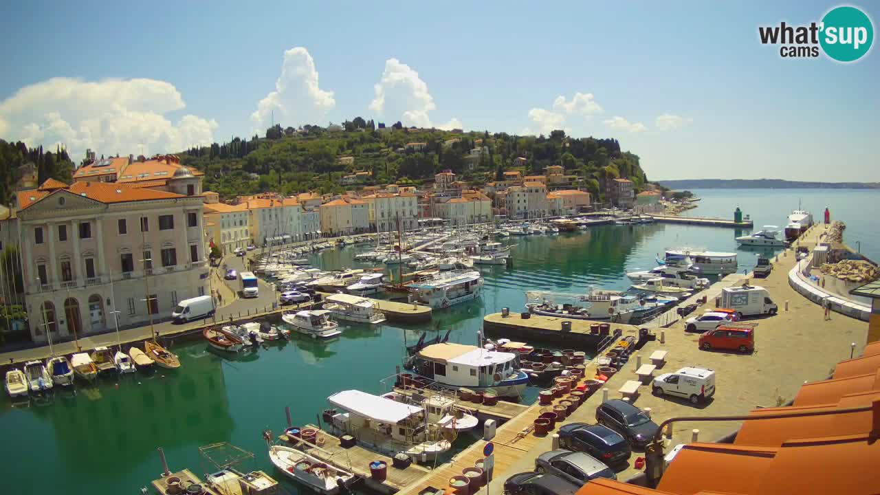 Live webcam from Piran “Mandrač” – Amazing live view from Villa Piranesi