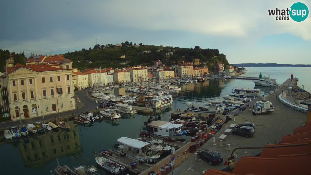 Live webcam from Piran “Mandrač” – Amazing live view from Villa Piranesi