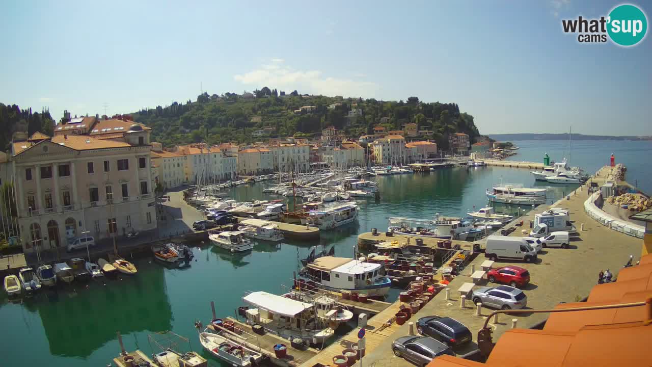 Live webcam from Piran “Mandrač” – Amazing live view from Villa Piranesi