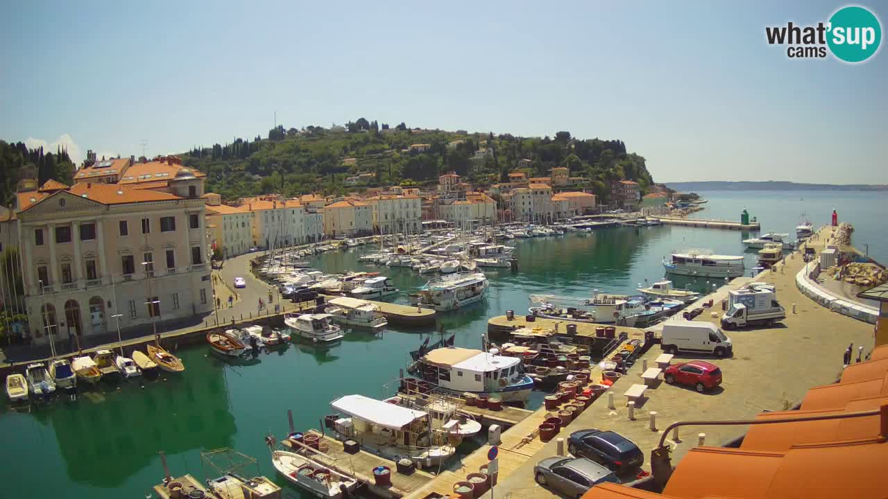 Cámara web en vivo desde Piran “Mandrač” – Increíble vista en vivo desde Villa Piranesi