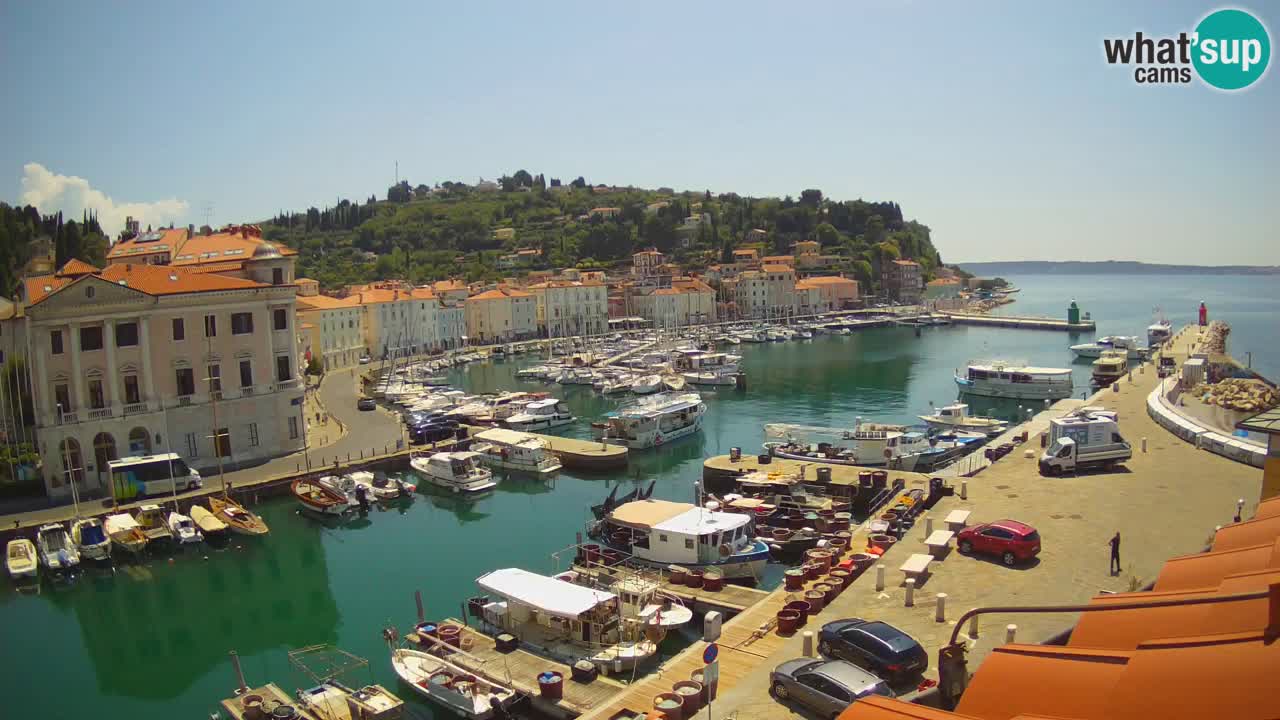 Cámara web en vivo desde Piran “Mandrač” – Increíble vista en vivo desde Villa Piranesi