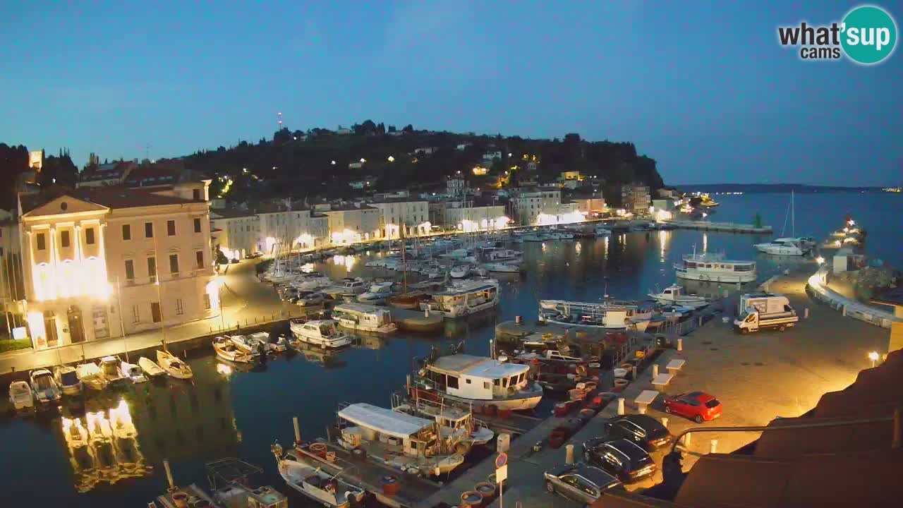 Live-Webcam aus Piran “Mandrač” – Erstaunliche Live-Ansicht von Villa Piranesi