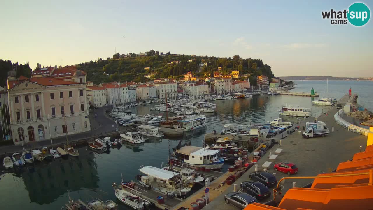 Cámara web en vivo desde Piran “Mandrač” – Increíble vista en vivo desde Villa Piranesi