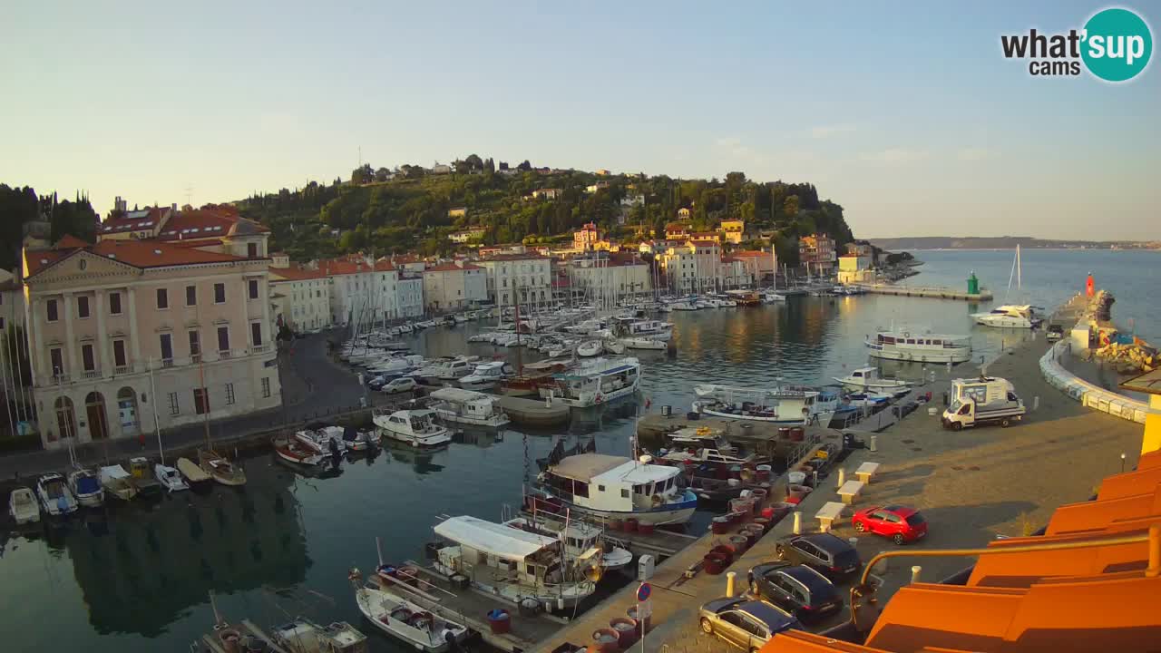 Live-Webcam aus Piran “Mandrač” – Erstaunliche Live-Ansicht von Villa Piranesi