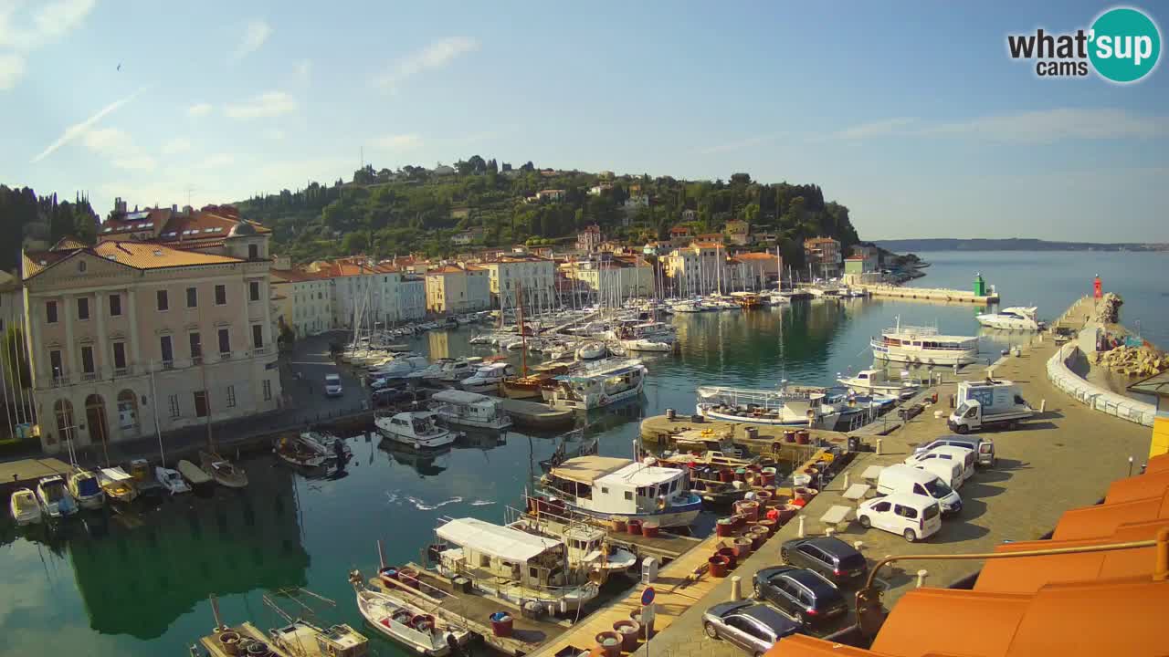 Cámara web en vivo desde Piran “Mandrač” – Increíble vista en vivo desde Villa Piranesi