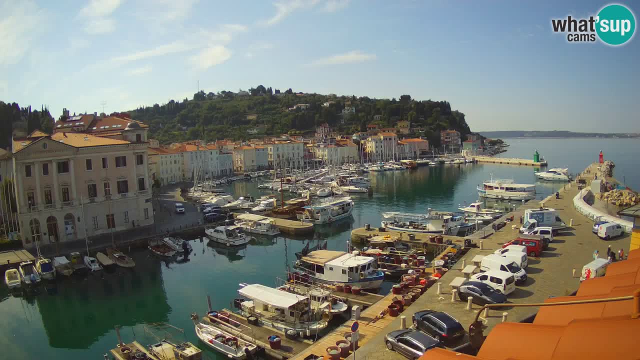Live webcam from Piran “Mandrač” – Amazing live view from Villa Piranesi