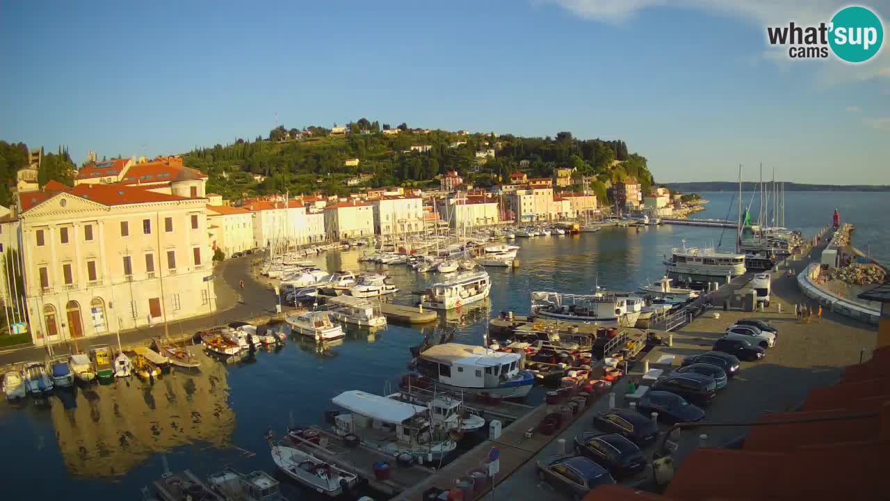 Live webcam from Piran “Mandrač” – Amazing live view from Villa Piranesi