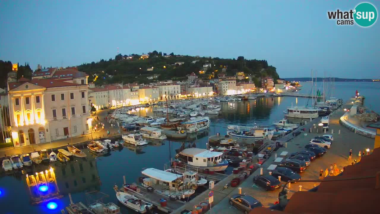 Live-Webcam aus Piran “Mandrač” – Erstaunliche Live-Ansicht von Villa Piranesi