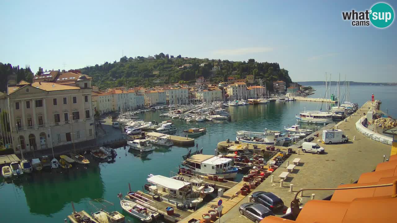 Cámara web en vivo desde Piran “Mandrač” – Increíble vista en vivo desde Villa Piranesi