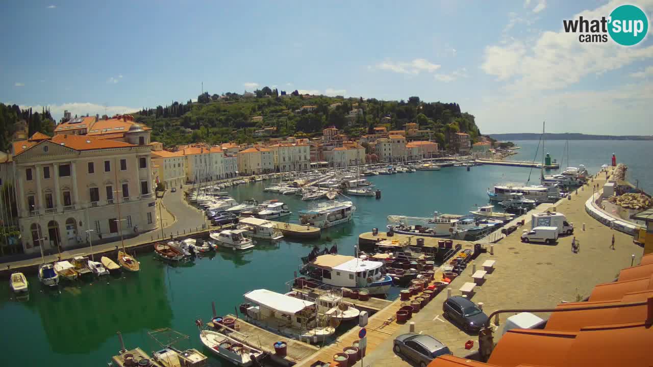 Live webcam from Piran “Mandrač” – Amazing live view from Villa Piranesi