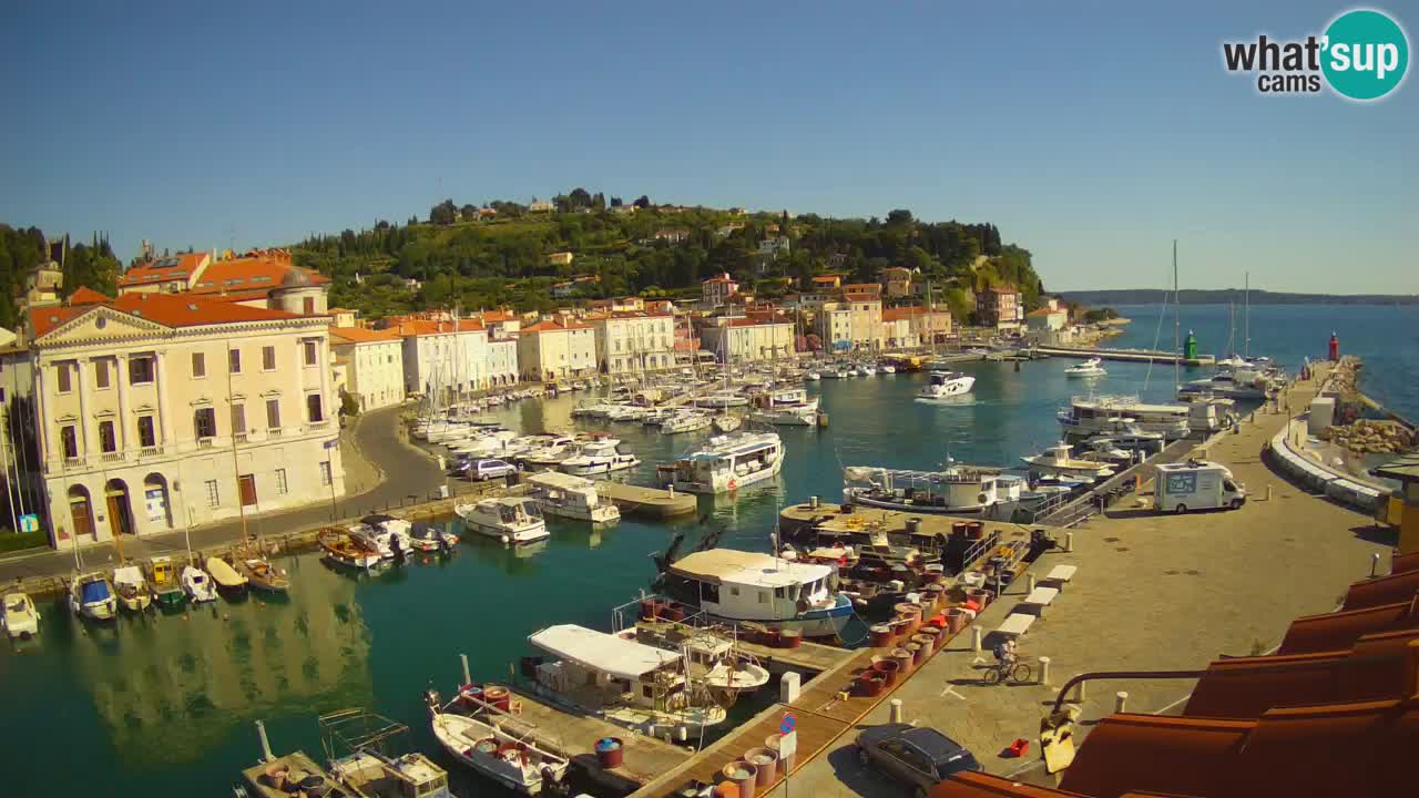 Cámara web en vivo desde Piran “Mandrač” – Increíble vista en vivo desde Villa Piranesi