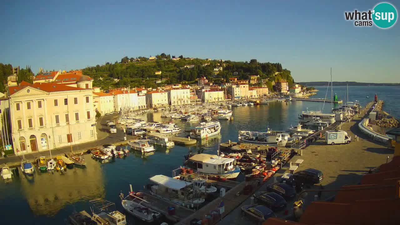 Cámara web en vivo desde Piran “Mandrač” – Increíble vista en vivo desde Villa Piranesi