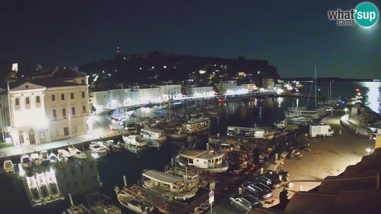 Live webcam da Pirano “Mandrač” – Splendida vista live da Villa Piranesi