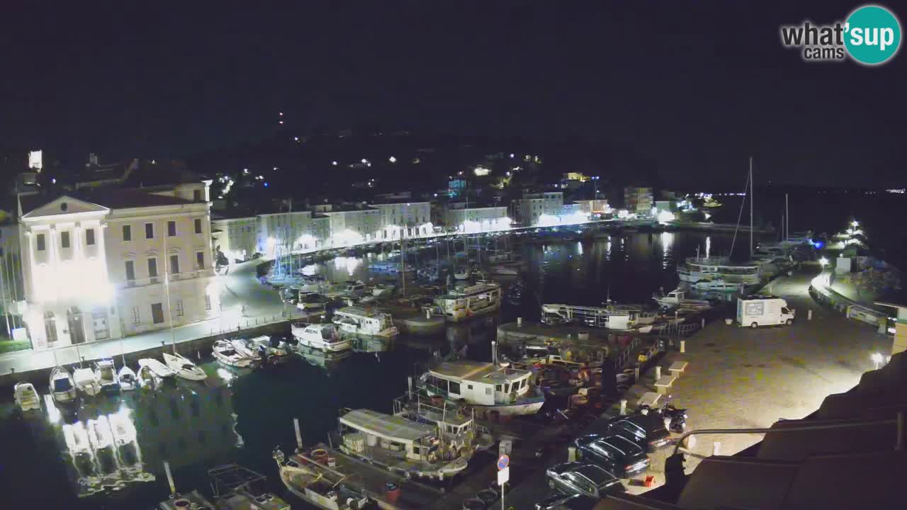 Live webcam da Pirano “Mandrač” – Splendida vista live da Villa Piranesi
