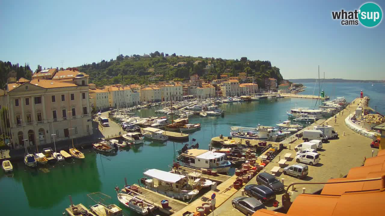 Cámara web en vivo desde Piran “Mandrač” – Increíble vista en vivo desde Villa Piranesi