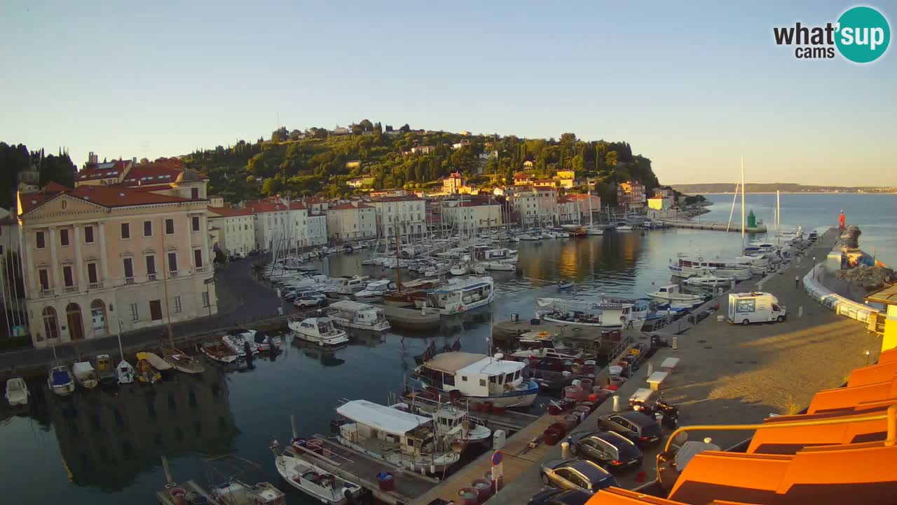 Cámara web en vivo desde Piran “Mandrač” – Increíble vista en vivo desde Villa Piranesi