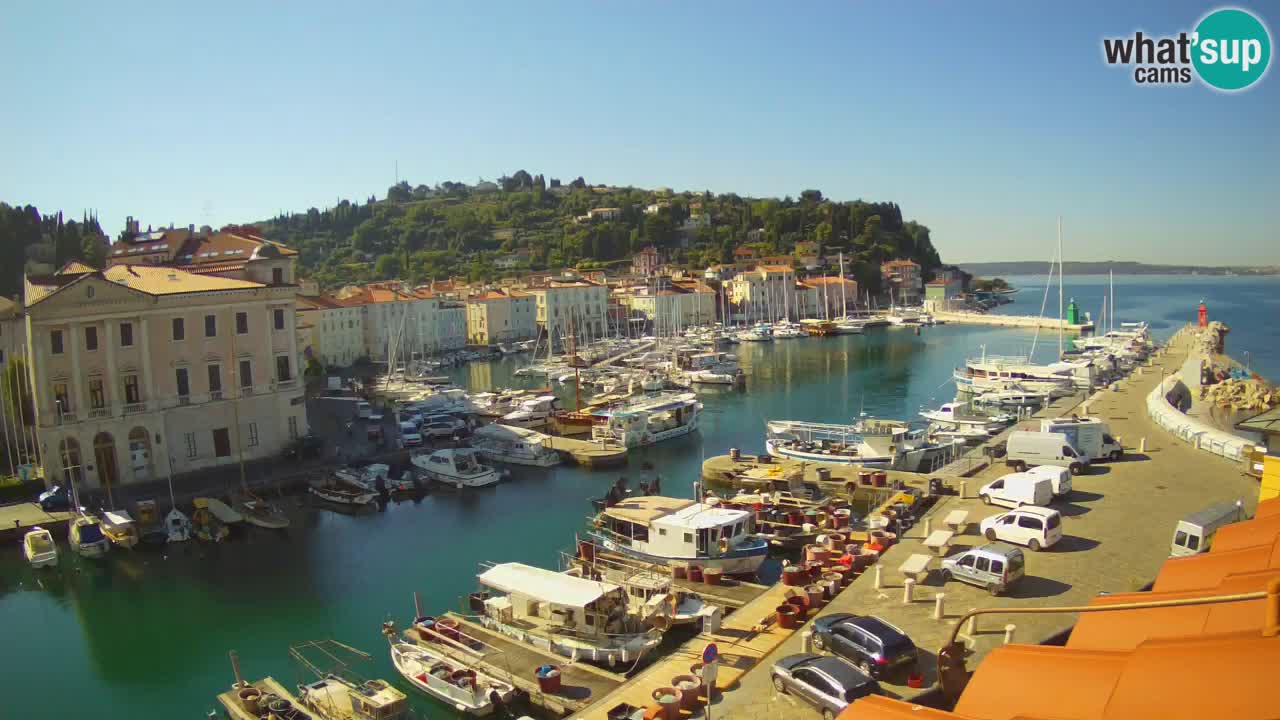 Cámara web en vivo desde Piran “Mandrač” – Increíble vista en vivo desde Villa Piranesi
