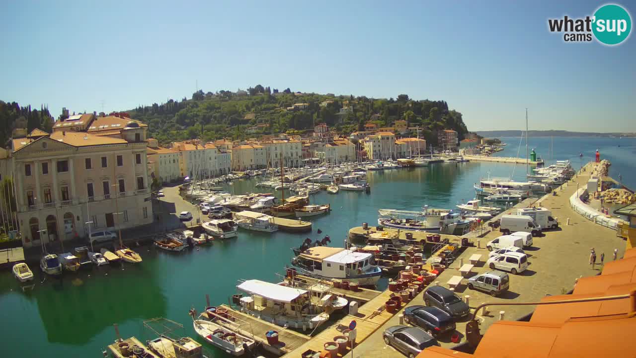 Cámara web en vivo desde Piran “Mandrač” – Increíble vista en vivo desde Villa Piranesi