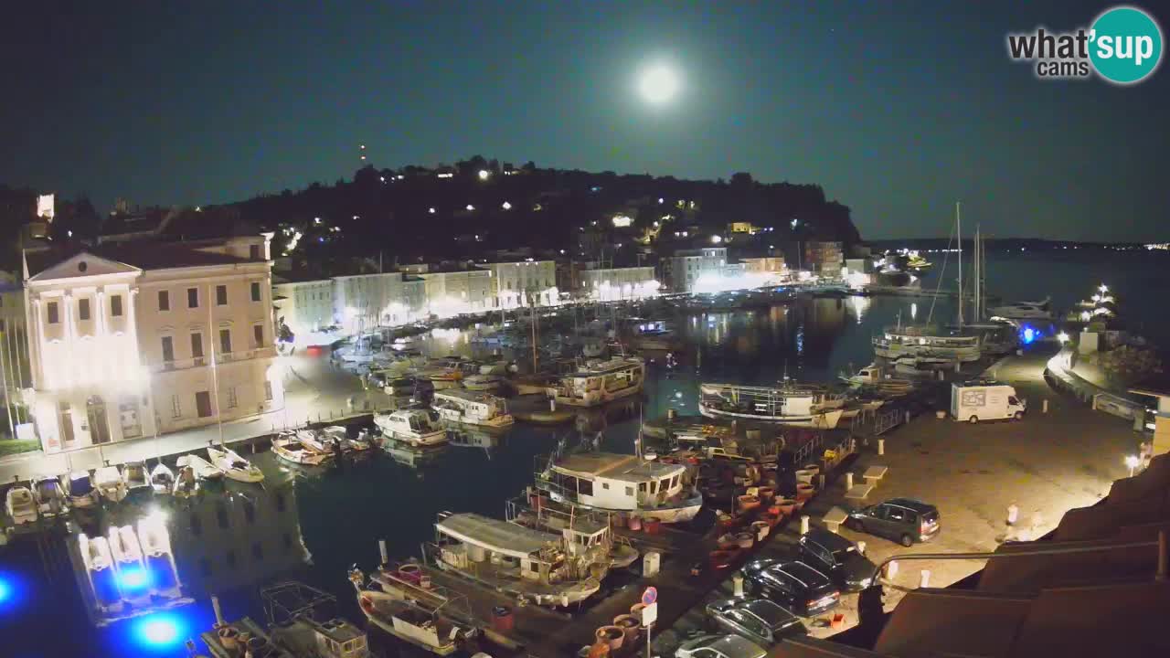 Live webcam from Piran “Mandrač” – Amazing live view from Villa Piranesi