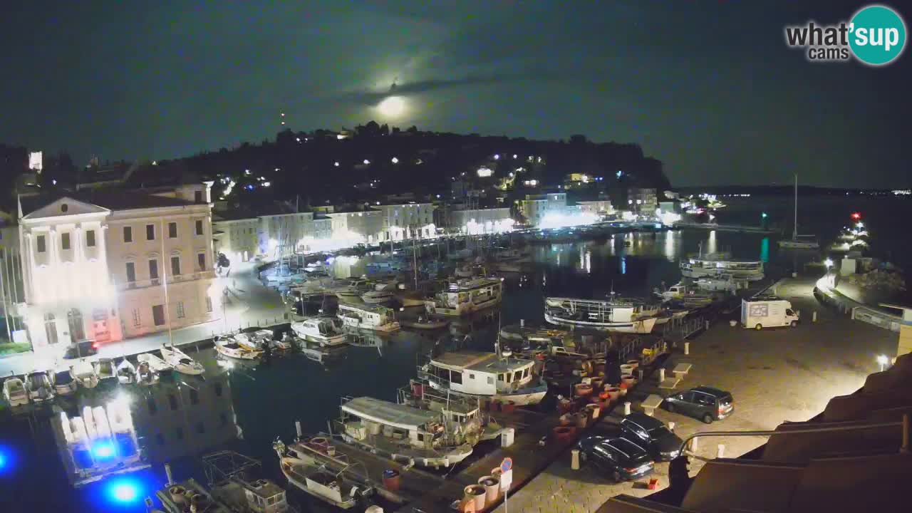 Live-Webcam aus Piran “Mandrač” – Erstaunliche Live-Ansicht von Villa Piranesi
