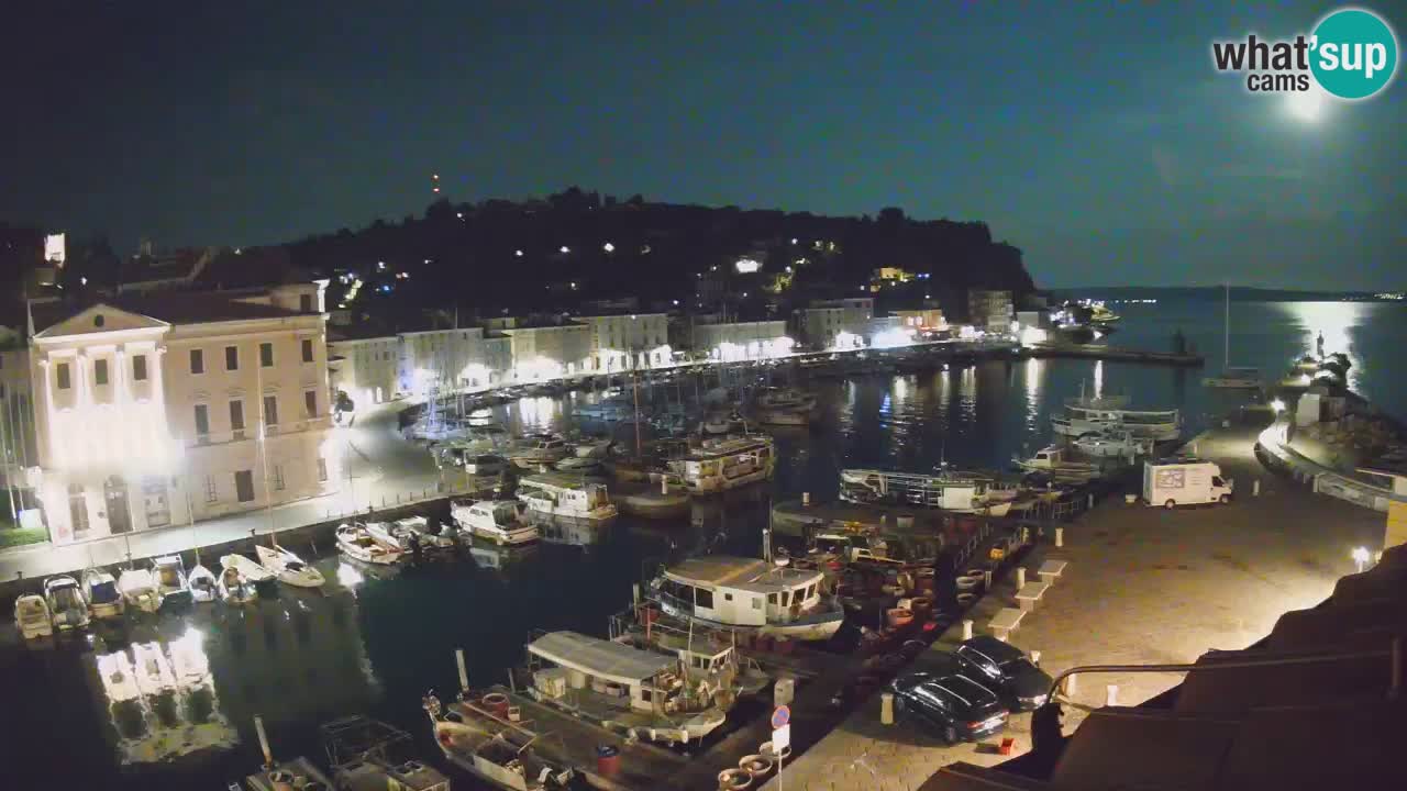 Live webcam from Piran “Mandrač” – Amazing live view from Villa Piranesi