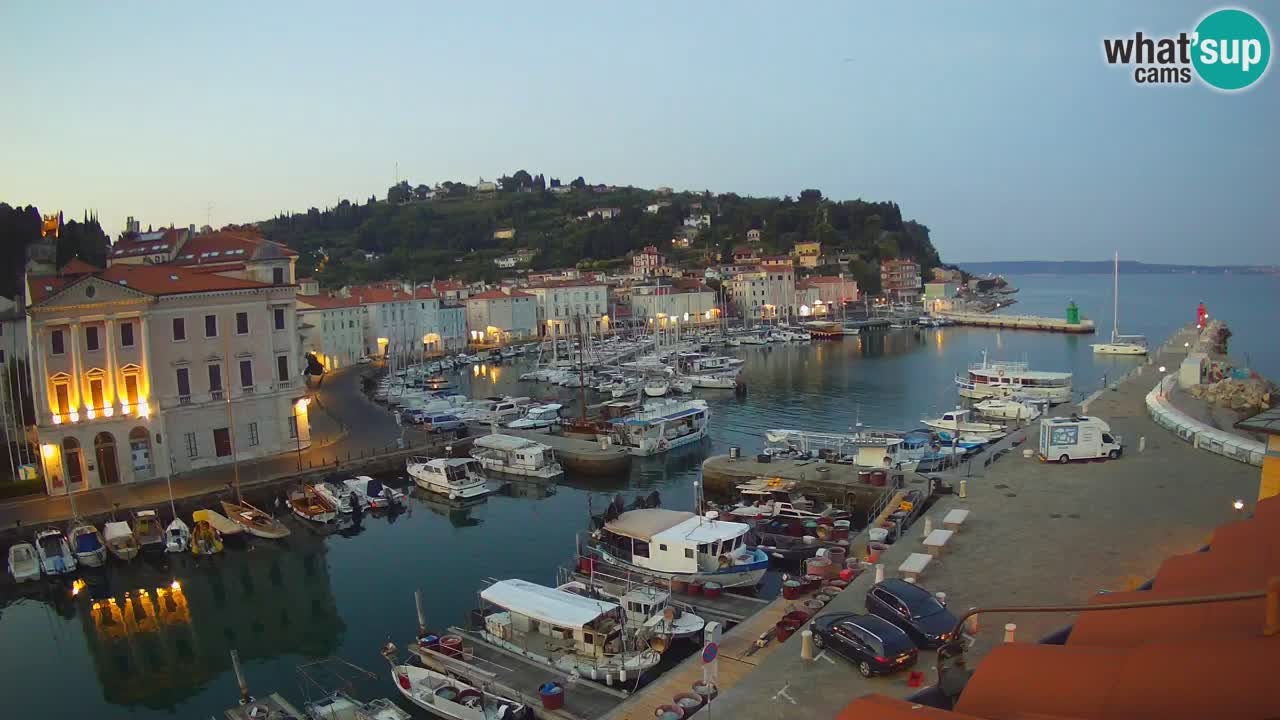 Cámara web en vivo desde Piran “Mandrač” – Increíble vista en vivo desde Villa Piranesi