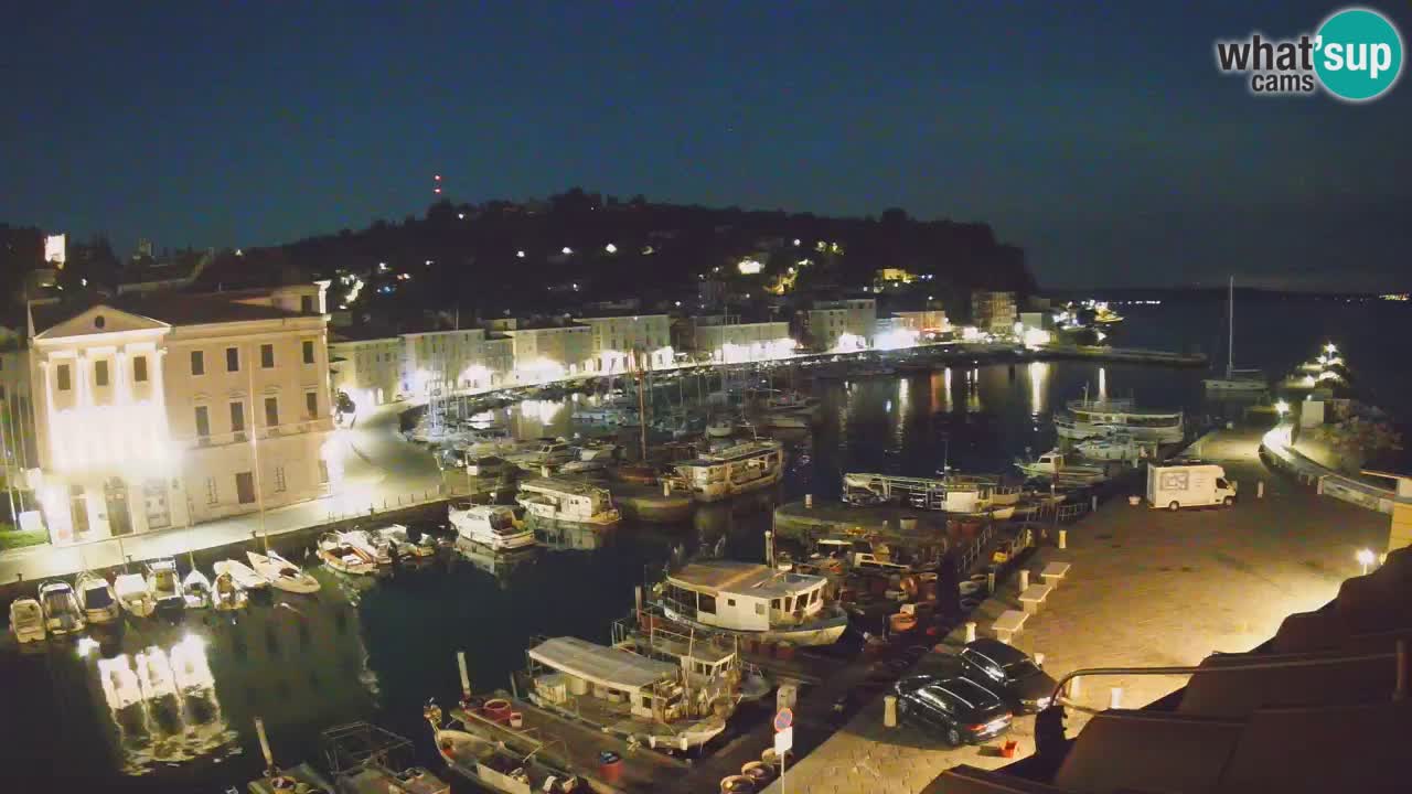Live webcam from Piran “Mandrač” – Amazing live view from Villa Piranesi