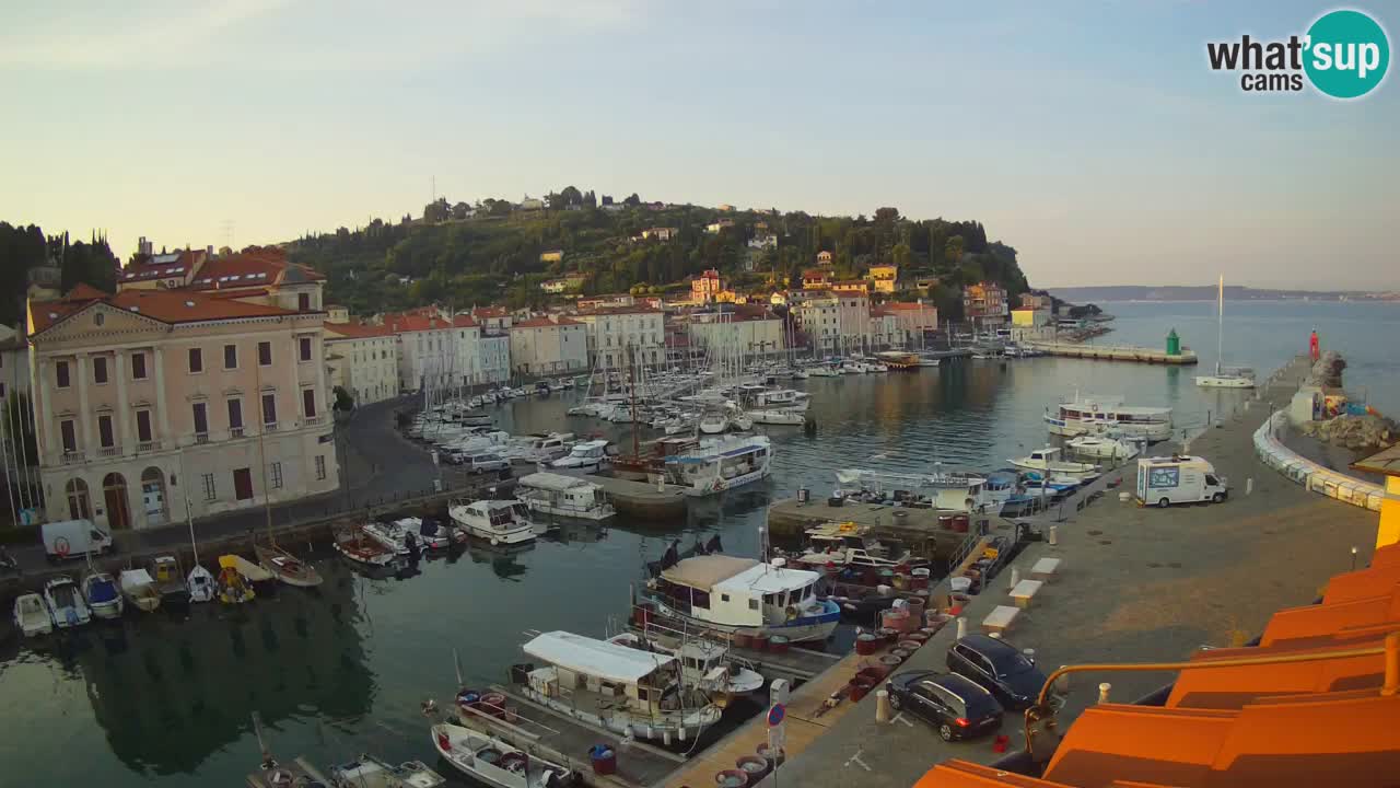 Cámara web en vivo desde Piran “Mandrač” – Increíble vista en vivo desde Villa Piranesi