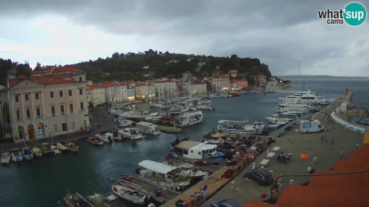 Live webcam from Piran “Mandrač” – Amazing live view from Villa Piranesi