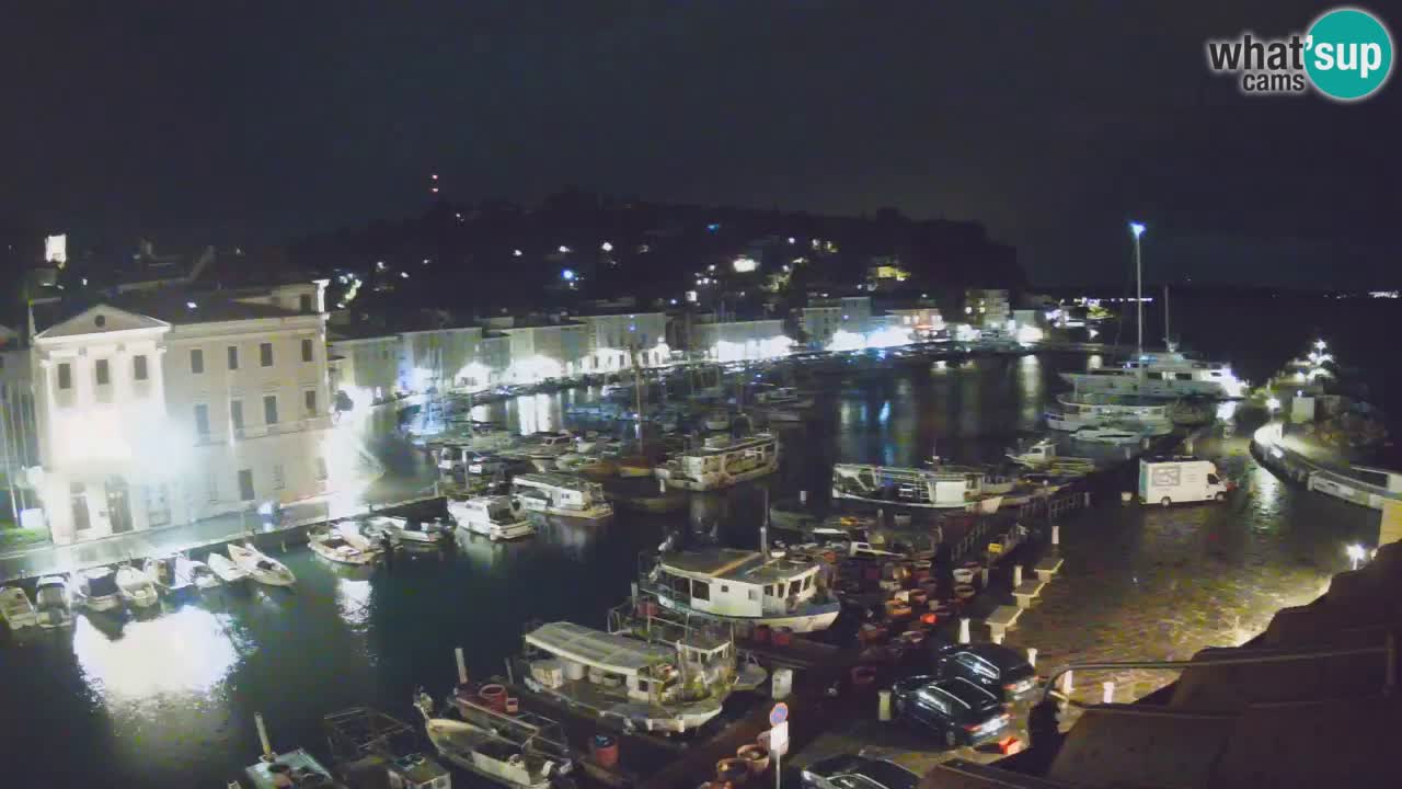 Live webcam da Pirano “Mandrač” – Splendida vista live da Villa Piranesi